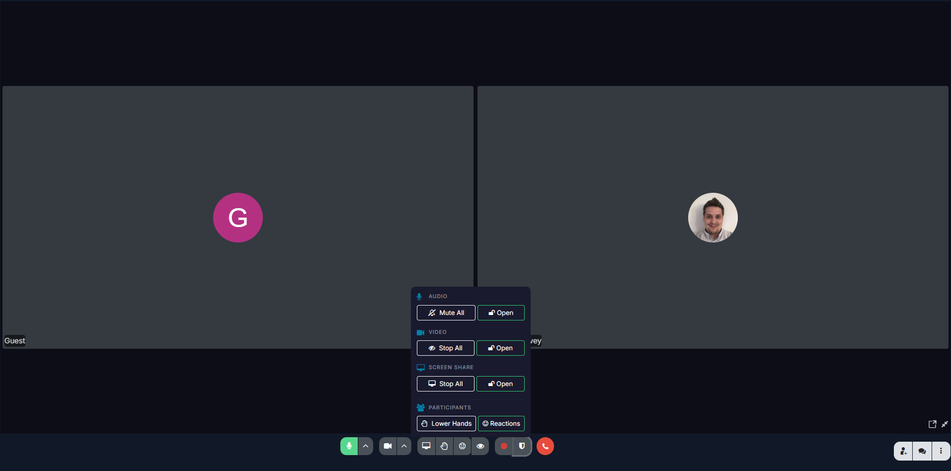 Meeting room options